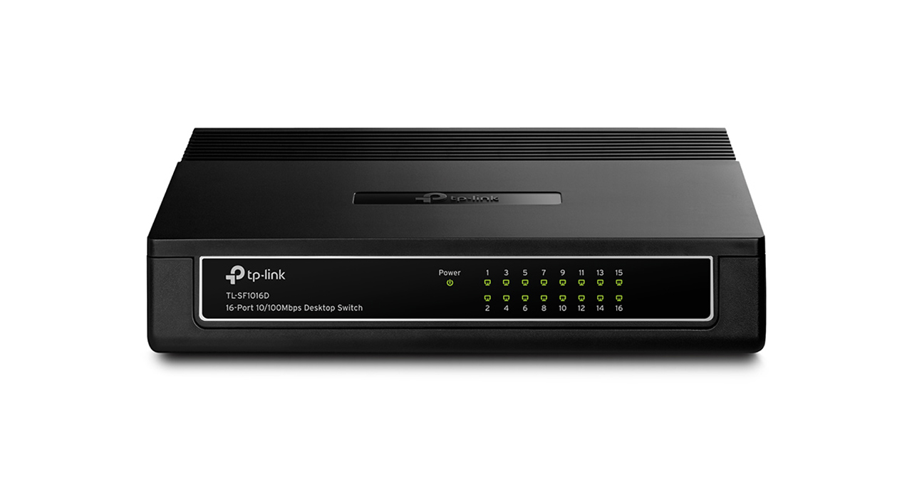 SWITCH TPLINK 16 PUERTOS 10-100 PLASTICO ESCRITORIO - 2