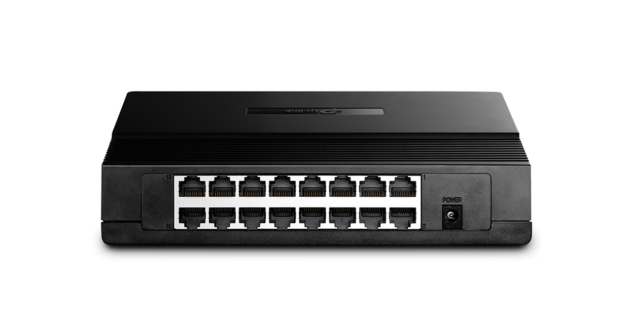 SWITCH TPLINK 16 PUERTOS 10-100 PLASTICO ESCRITORIO - 3