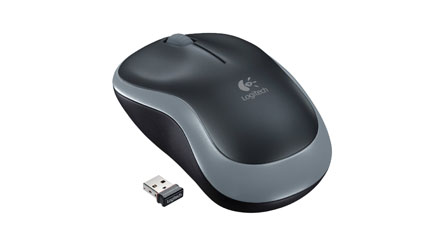 MOUSE LOGITECH INALAMBRICO M185 2.4GHZ USB GRIS