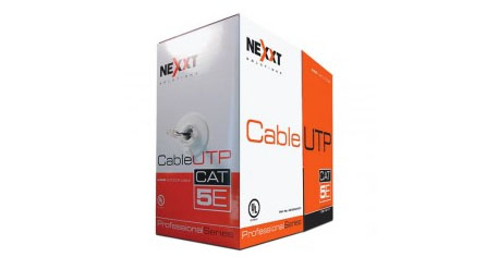 ROLLO DE CABLE NEXXT PRO CAT5E UTP 4P 24AWG CM 305M GRIS