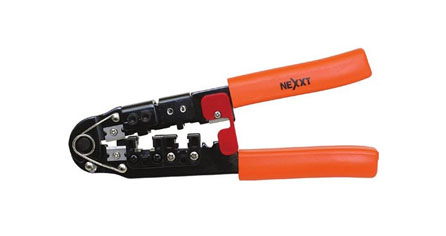 HERRAMIENTA PONCHADORA DE RED NEXXT RJ45 / RJ12 / RJ11