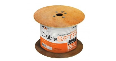 ROLLO DE CABLE NEXXT CAT. 6A 300 MT S/FTP LSZH BLINDADO GRIS