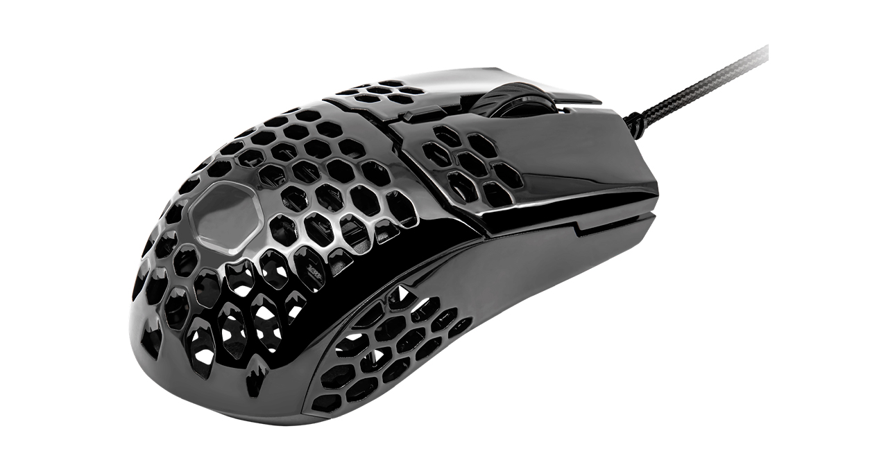 MOUSE COOLER MASTER ALAMBRICO GAMER USB MM710 NEGRO MATE