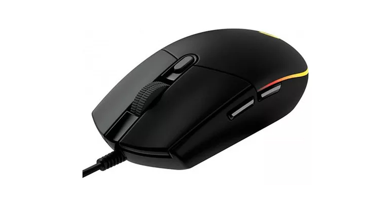 MOUSE LOGITECH ALAMBRICO GAMER G203 LIGHTSYNC RGB USB NEGRO - 2