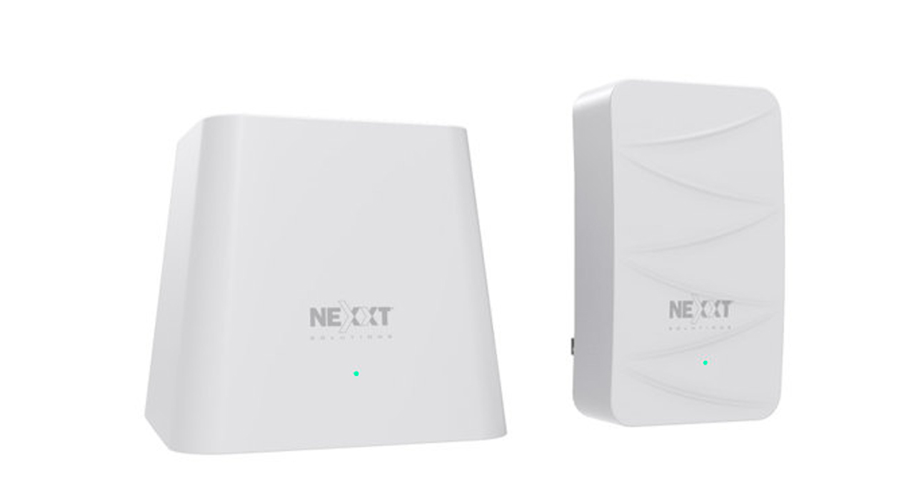 SISTEMA WIFI MESH NEXXT VEKTOR 2400 MBPS GIGABIT KIT 2 ROUTERS (1 NODO DE PARED)