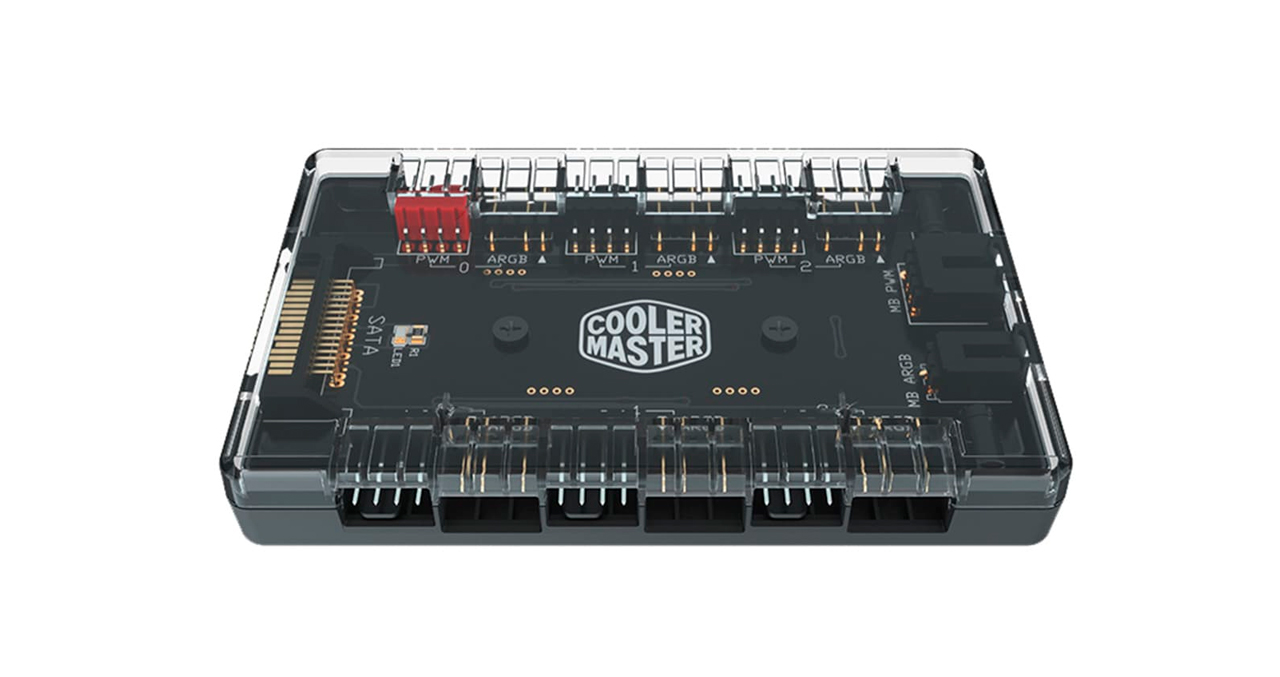 HUB COOLER MASTER ARGB 6 PUERTOS ARGBx6 & PWMx6 SATA PODER