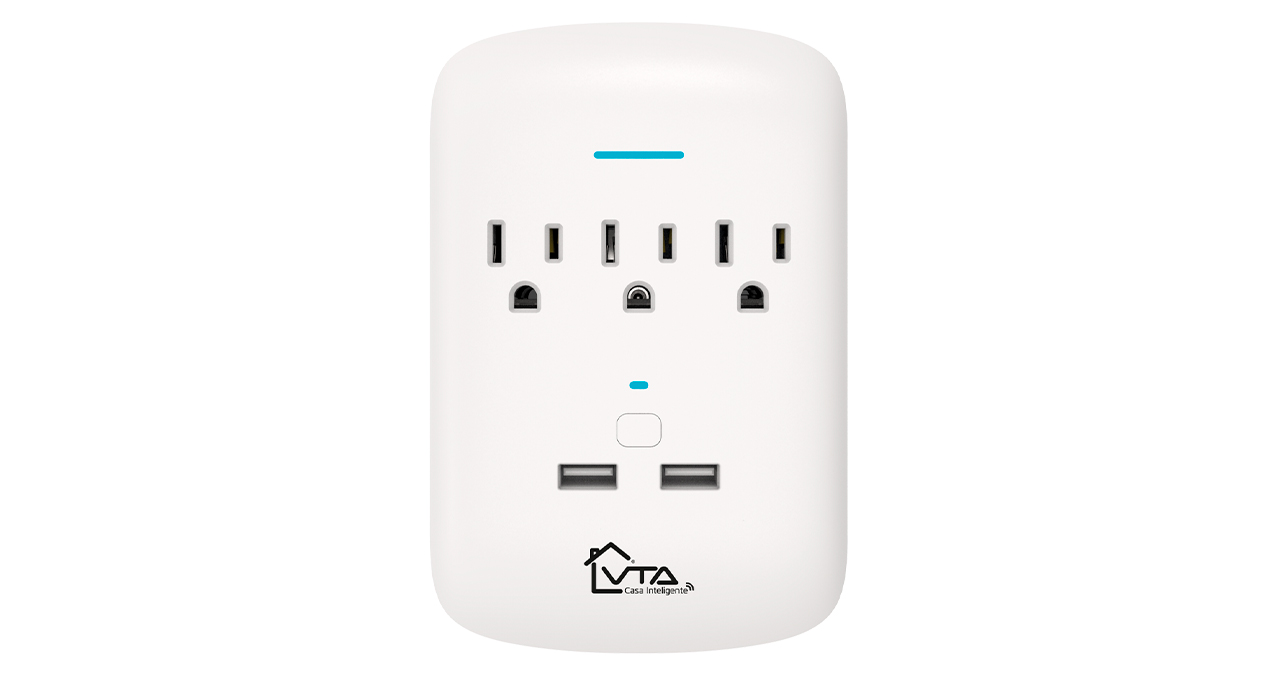 MULTITOMA CON SUPRESOR 245J SMART WIFI VTA 3 TOMAS/ 2 USB