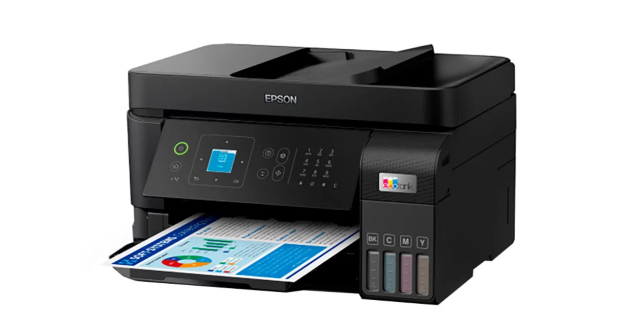 IMPRESORA MULTIFUNCION EPSON TINTA CONTINUA L5590 WIFI - RED - COLOR ADF 30 HOJAS