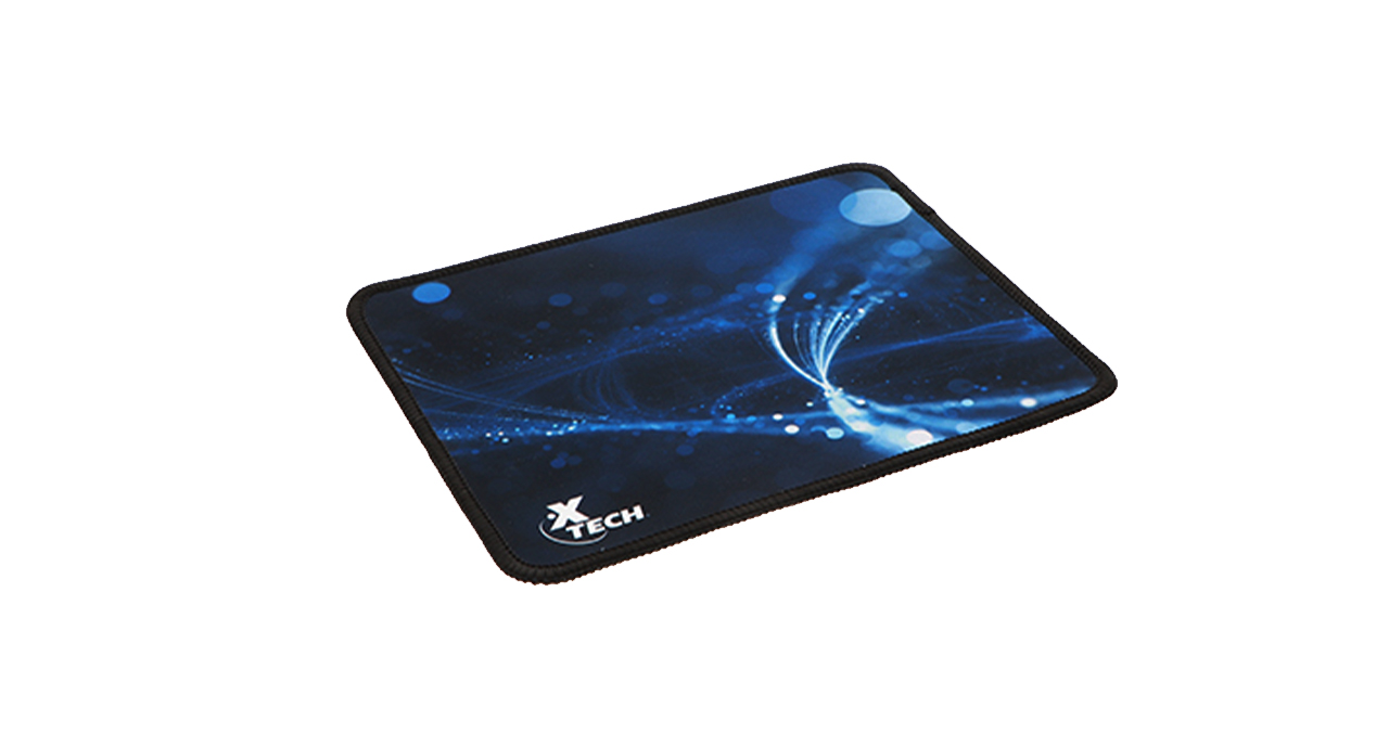 MOUSE PAD XTECH 22x18 cm VOYAGER - AZUL / NEGRO