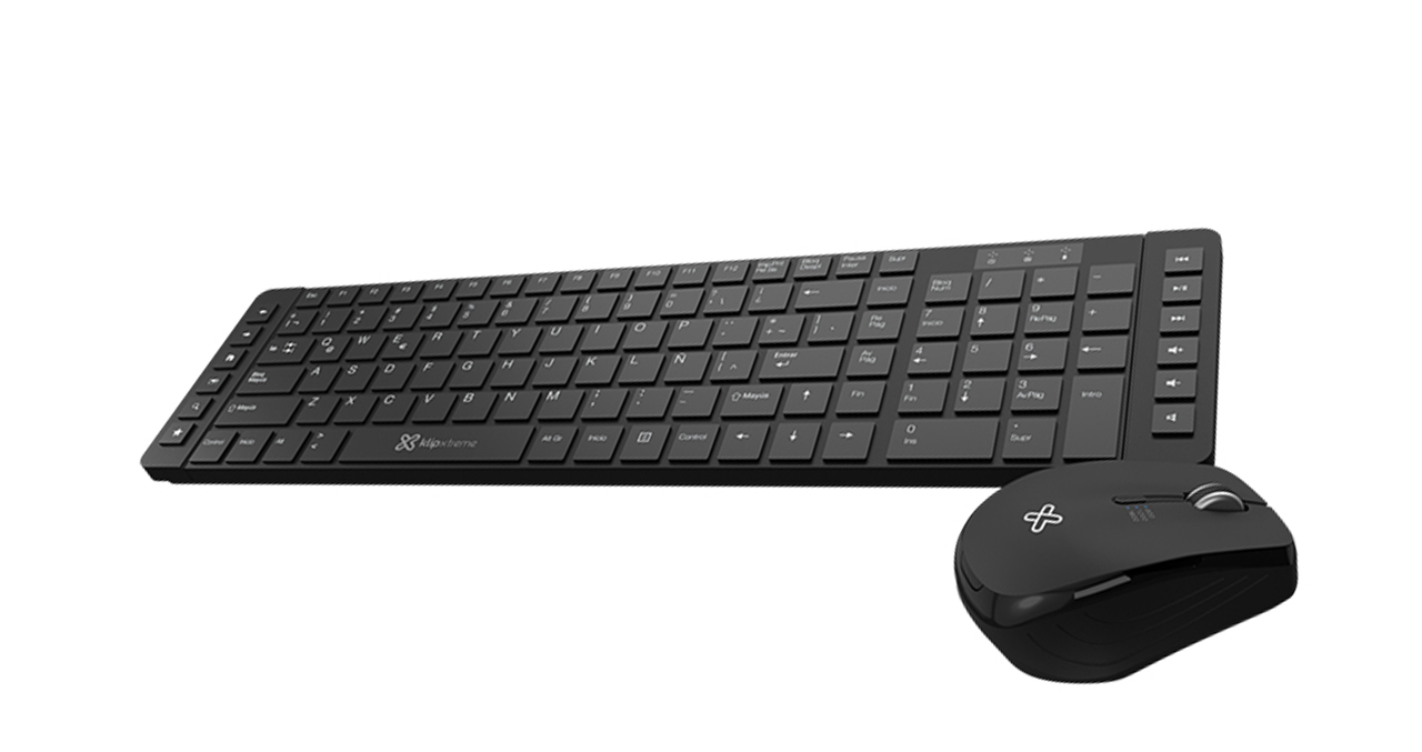 TECLADO + MOUSE KLIP XTREME INALAMBRICO MULTIMEDIA NEGRO