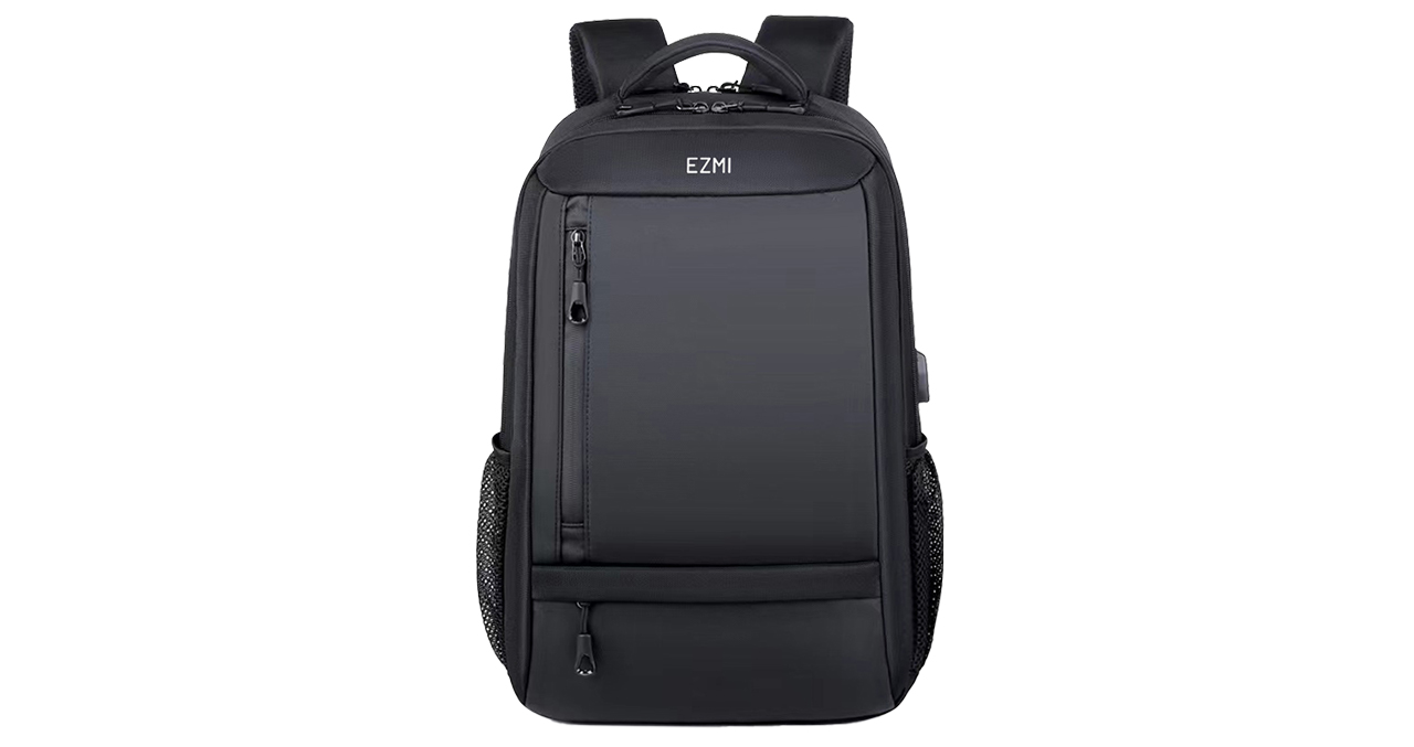 MOCHILA EZMI PARA NOTEBOOK 15.6" LÍNEA EZ PRIME DISEÑO ELEGANTE NEGRA