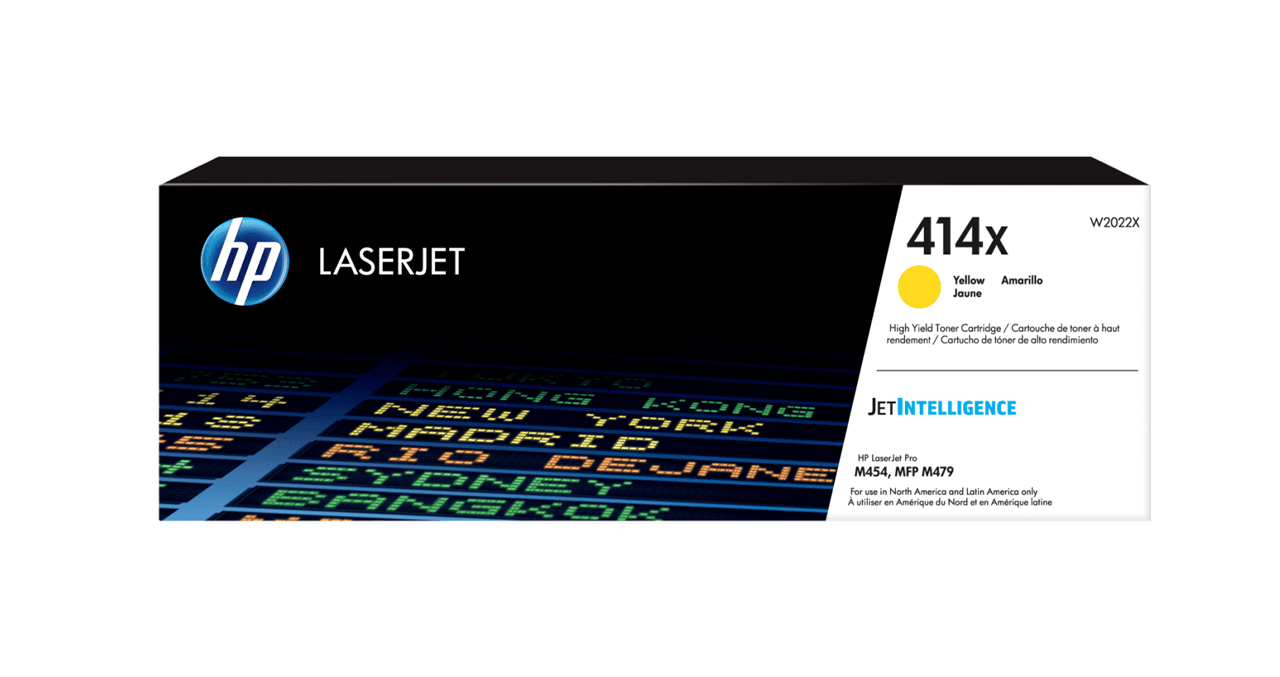 TONER HP 414X AMARILLO RINDE 6.000 PAGINAS HPM454DW / HPM479DW / HP480F