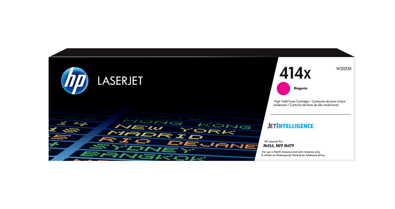 TONER HP 414X MAGENTA RINDE 6.000 PAGINAS HPM454DW / HPM479DW / HP480F