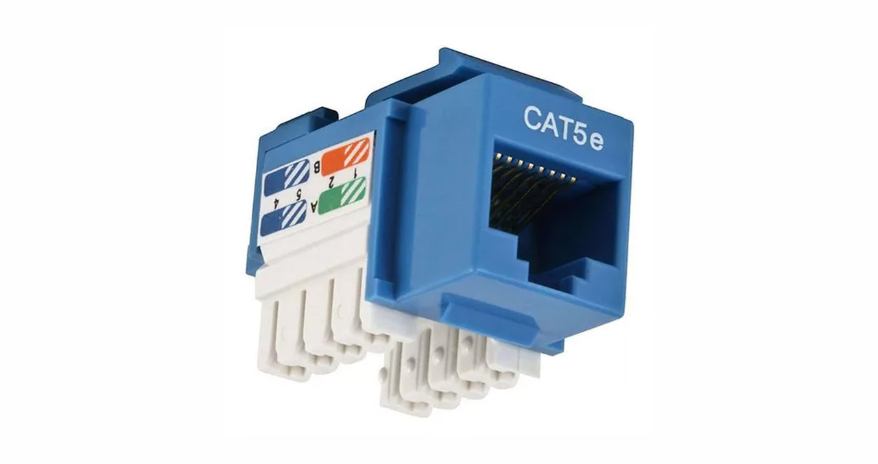 JACK KEYSTONE NEXXT TIPO 110 CAT 5E AZUL