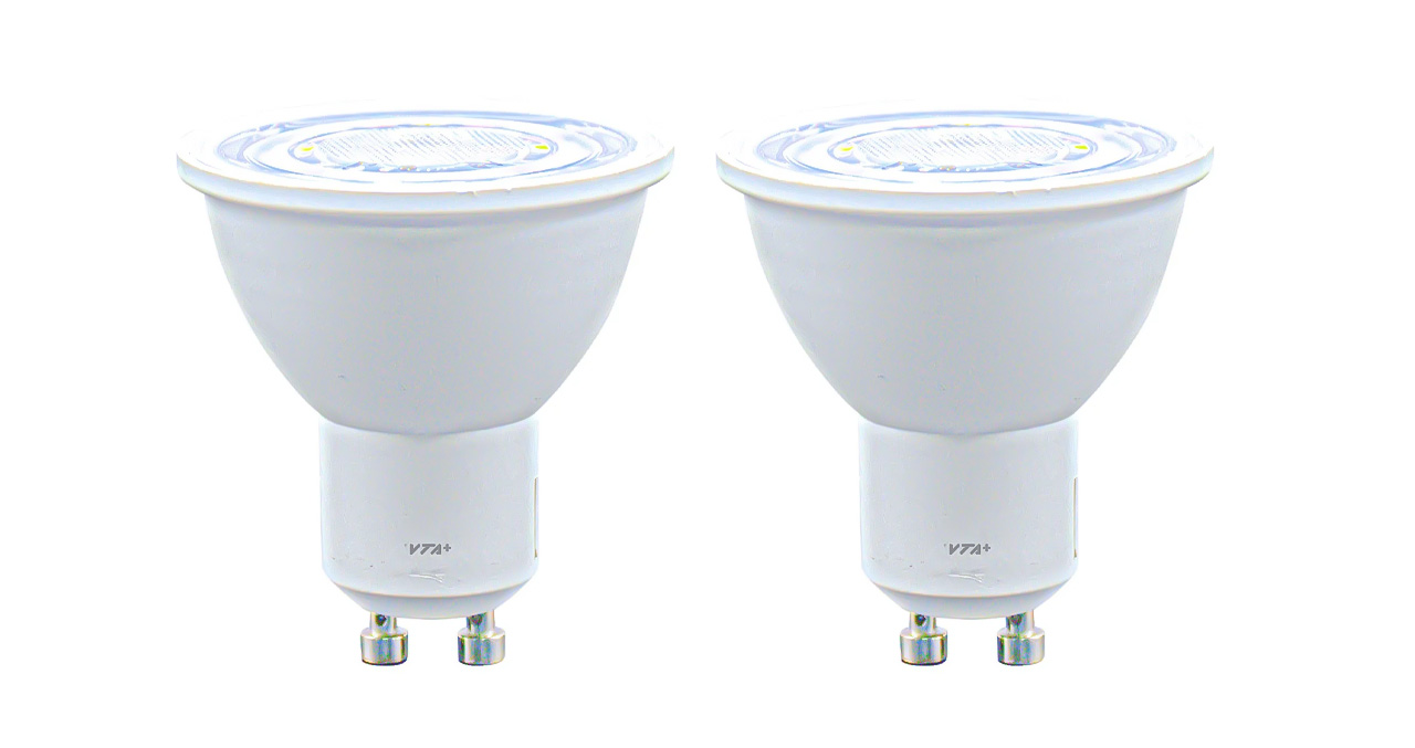 FOCO BOMBILLO SMART WIFI VTA GU10 MULTICOLOR - PACK 2 UNID.