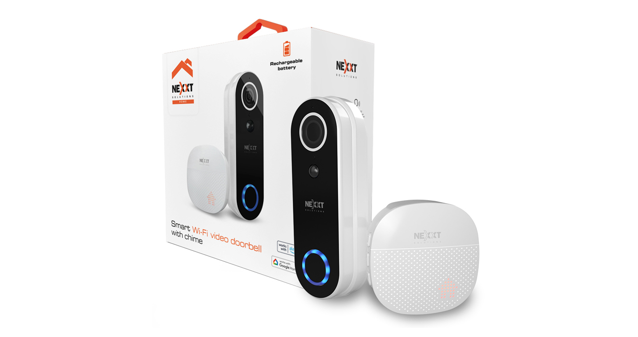 TIMBRE SMART WIFI NEXXT CON CAMARA - VIDEO PORTERO