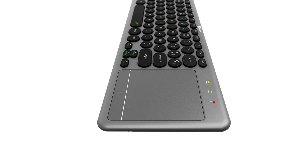 TECLADO KLIP XTREME INALAMBRICO KEYGLIDER BLUETOOTH Y 2.4GHz - PANEL TACTIL - 2