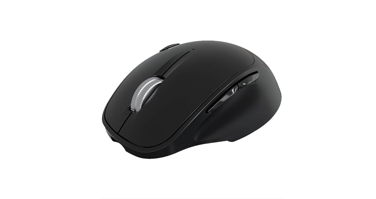 MOUSE KLIP XTREME INALAMBRICO DUOTRAK ERGONOMICO - NEGRO - 2