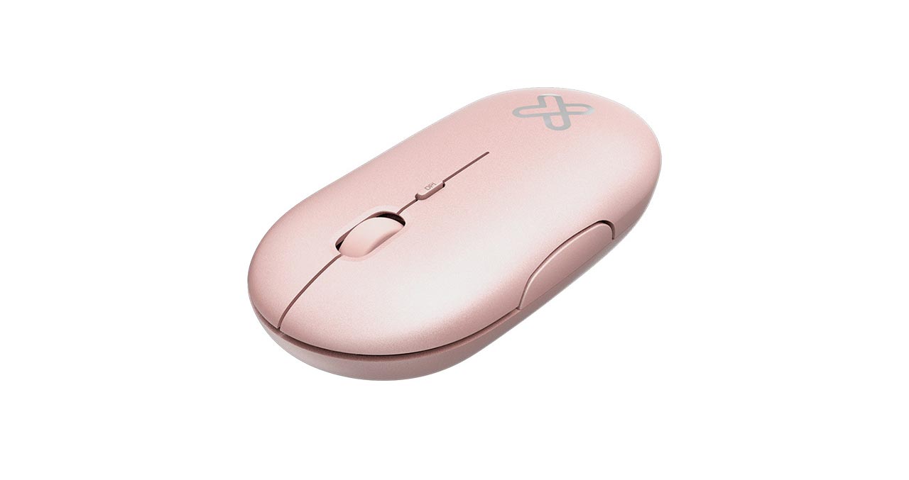 MOUSE KLIP XTREME INALAMBRICO SLIMSURFER AMBIDIESTRO - ROSADO