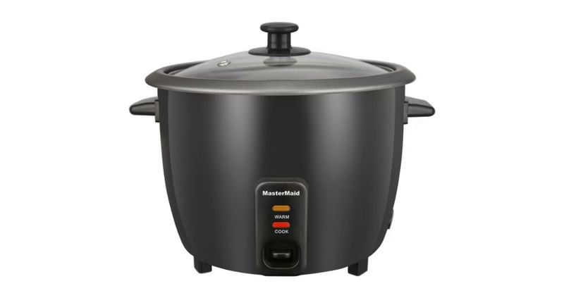 OLLA ARROCERA MASTERMAID 1.8L 10TZ 700W NEGRA