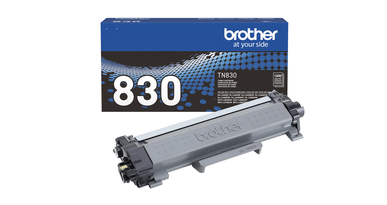 TONER BROTHER TN830 DCPL2640DW, HLL2405W RINDE 1.200 PAGINAS