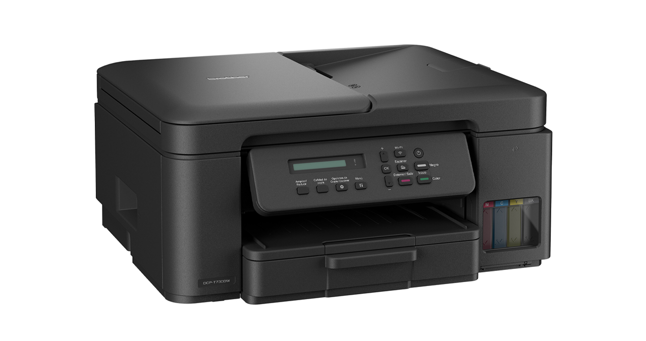IMPRESORA MULTIFUNCION BROTHER TINTA CONTINUA T730DW WIFI DUPLEX ADF 20PPM - 2