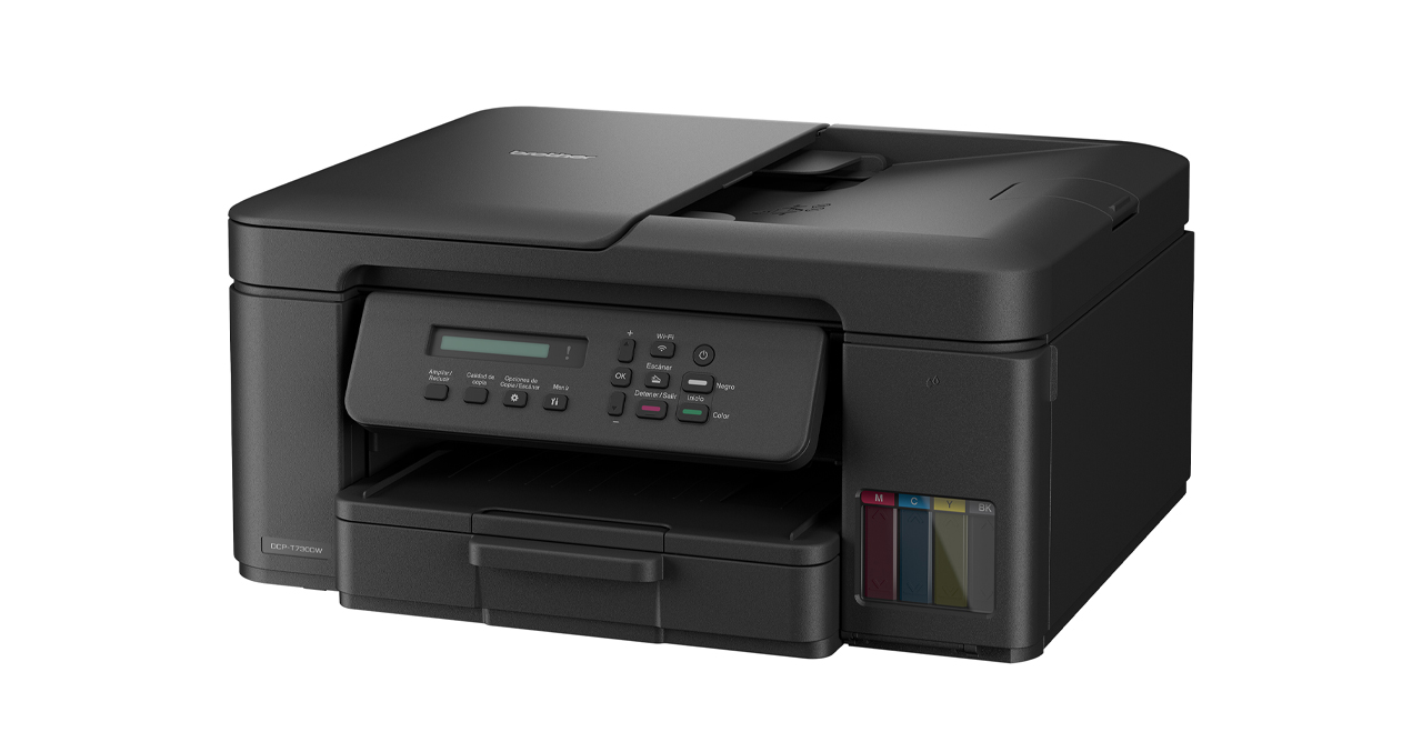 IMPRESORA MULTIFUNCION BROTHER TINTA CONTINUA T730DW WIFI DUPLEX ADF 20PPM - 3
