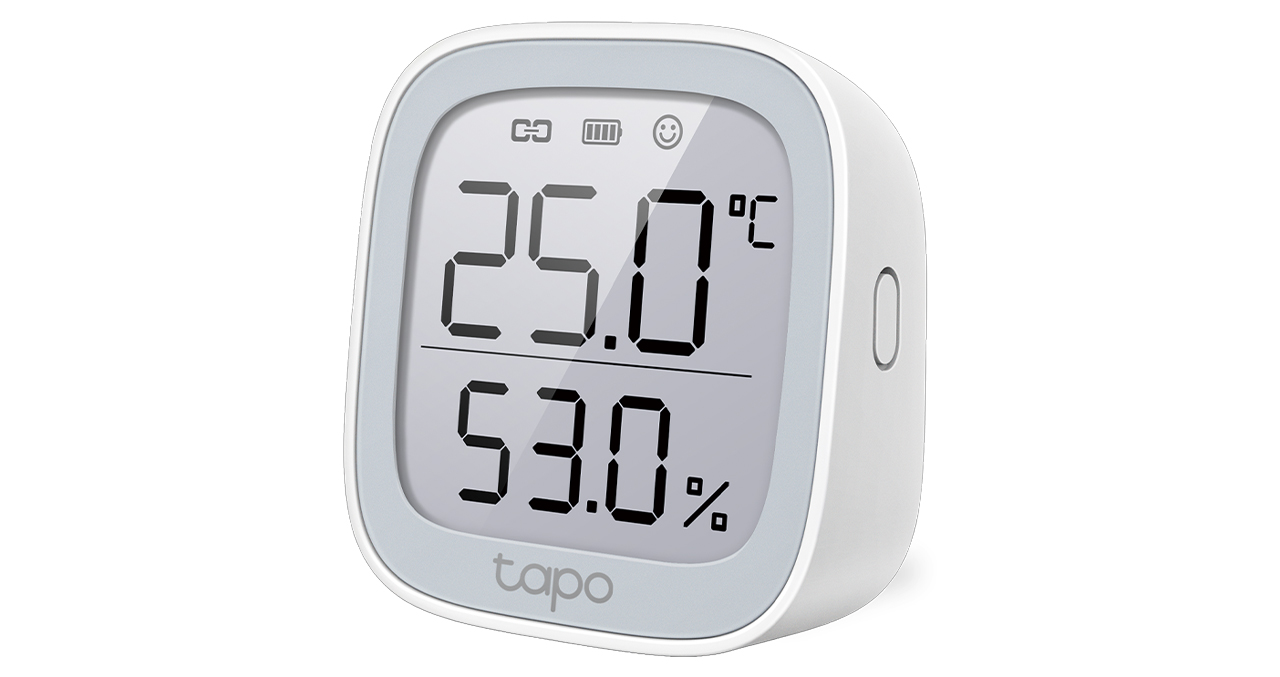 SENSOR SMART WIFI TPLINK TAPO T315 DE TEMPERATURA Y HUMEDAD 2.7"