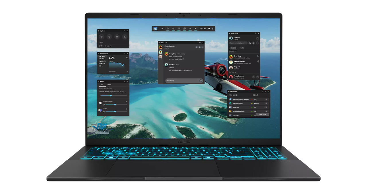 NOTEBOOK ASUS V16 CI5-210H 2.2GHZ-16GB-512GB SSD-TG RTX4050 6GB-MATTE BLACK-16"WUXGA-FREEDOS