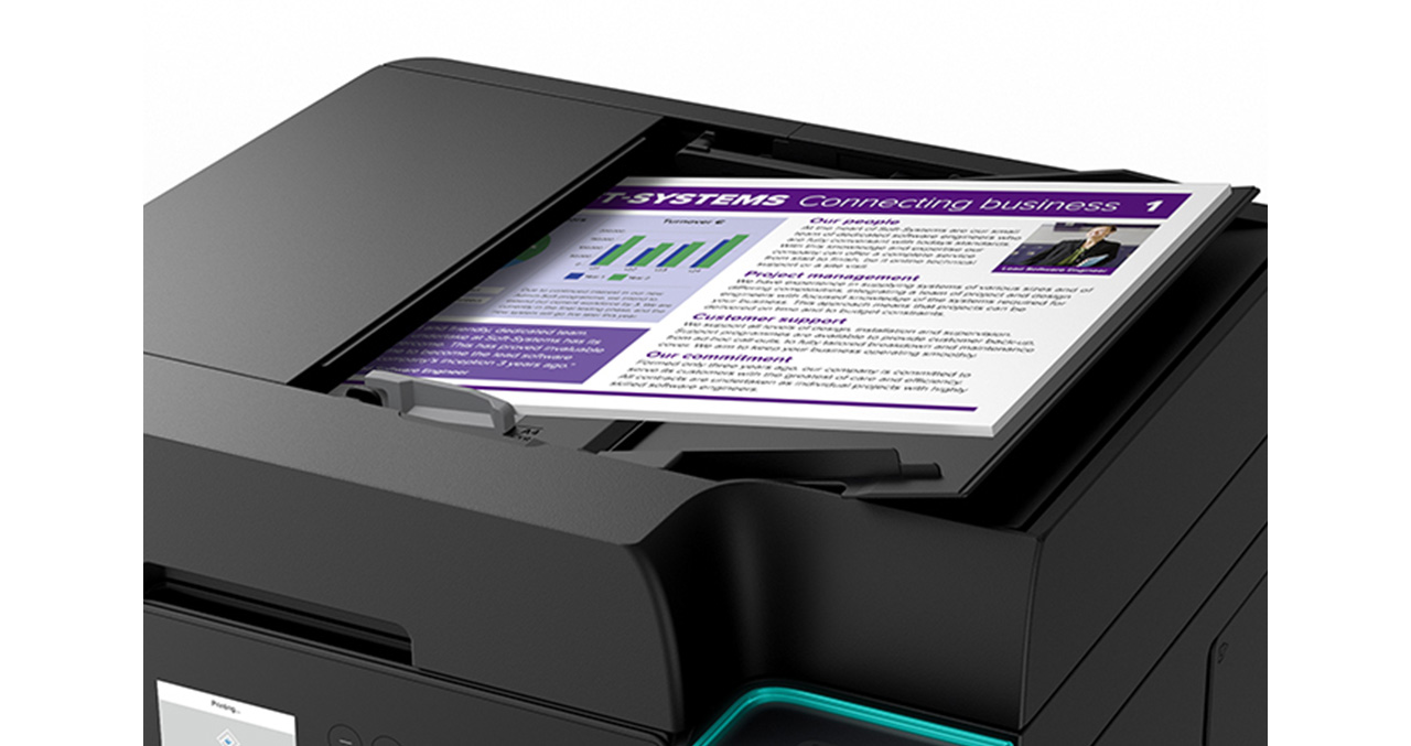 IMPRESORA MULTIFUNCION EPSON L6370 WIFI RED DUPLEX 33 PPM NEGRO 20 PPM COLOR - 2