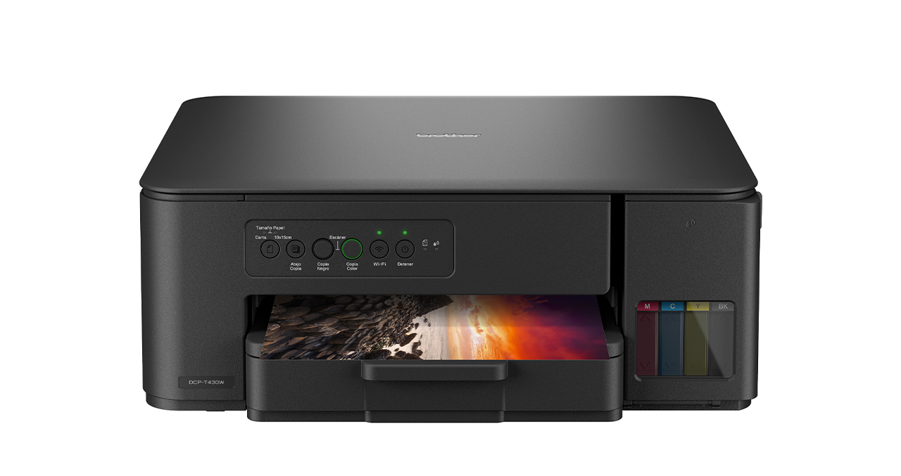 IMPRESORA MULTIFUNCION BROTHER TINTA CONTINUA DCPT430W WIFI 28 PPM/11 PPM