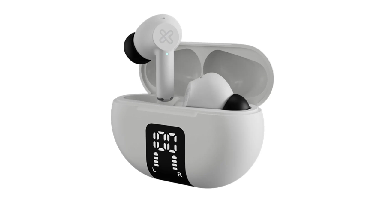 AUDIFONO + MICROFONO KLIP XTREME BLUETOOTH IN EAR EDGE BUDS - BLANCO