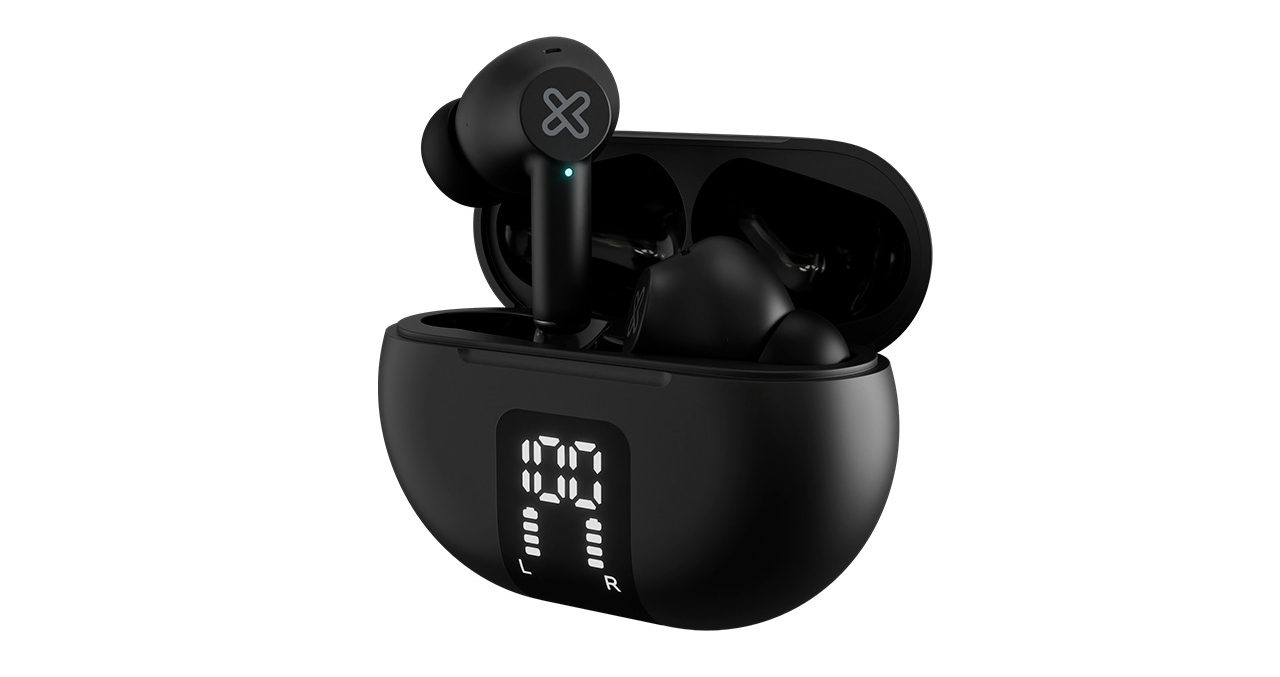 AUDIFONO + MICROFONO KLIP XTREME BLUETOOTH IN EAR EDGE BUDS - NEGRO