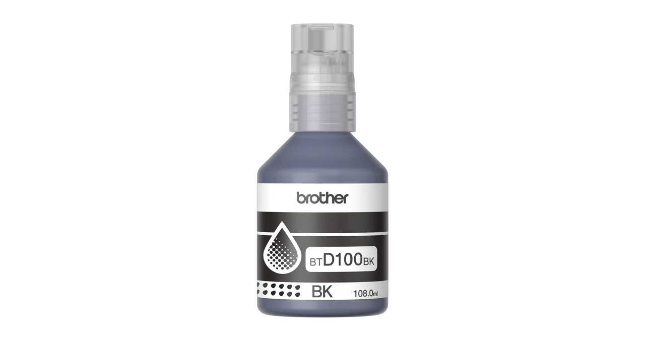 BOTELLA DE TINTA BROTHER BTD100BK NEGRO T930DW T830DW T730DW T530DW T430W