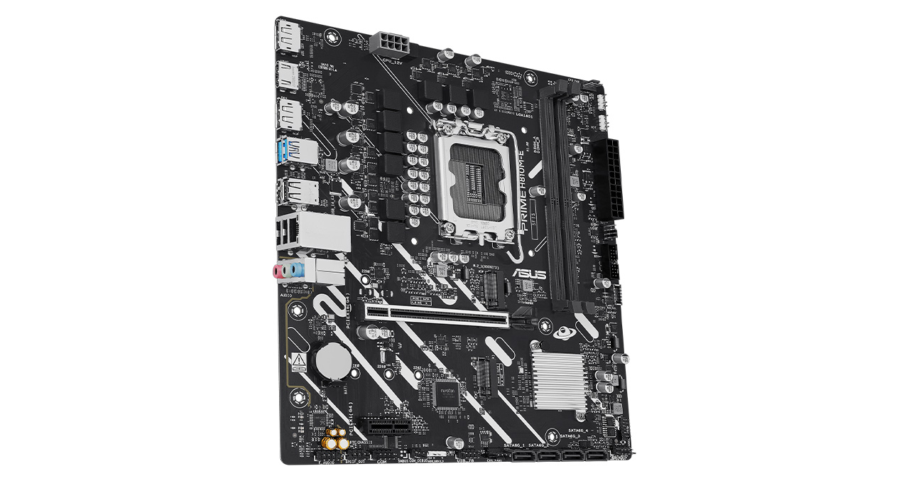 MAINBOARD ASUS PRIME H810M-E DDR5 LGA1851 ULTRA PROCESSOR 2DP-1HDMI-PCIe 4.0-2xM.2-mATX