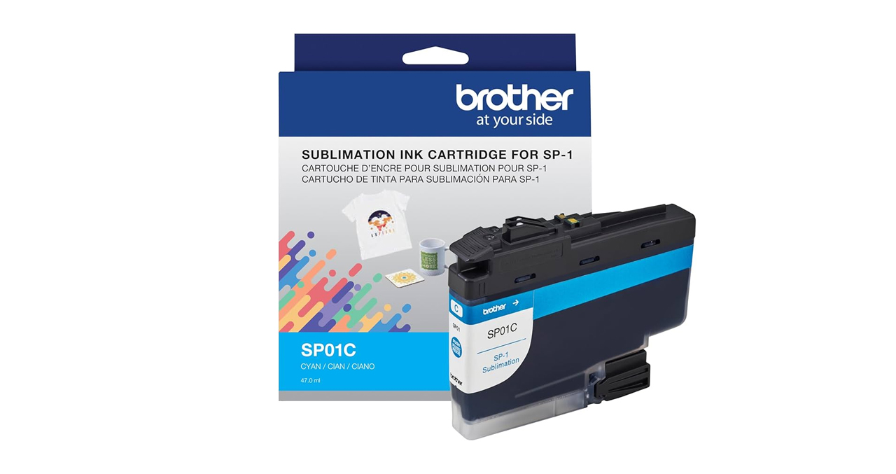 CARTUCHO DE TINTA DE SUBLIMACION BROTHER CYAN SP01C COMPATIBILIDAD IMPRESORA SP1 47 ML