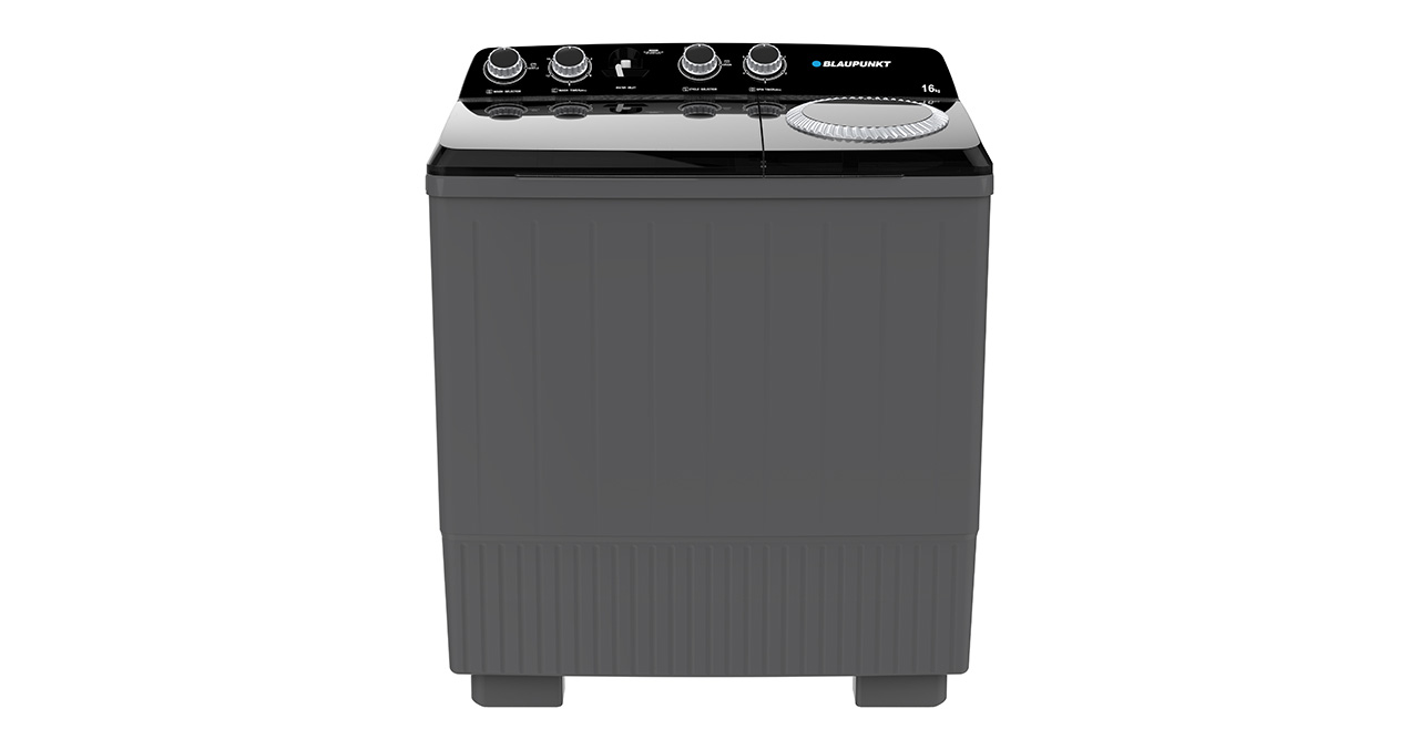 LAVADORA BLAUPUNKT 16KG SEMIAUTOMATICA DOBLE TINA - GRIS