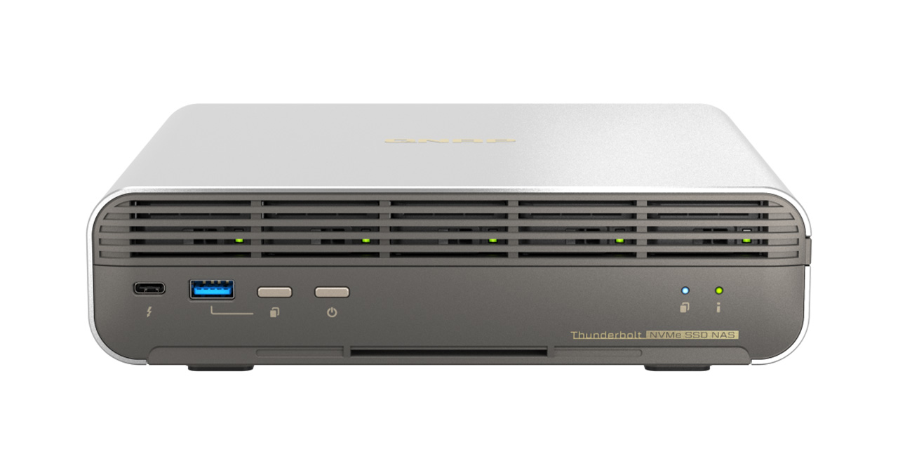 NAS QNAP 5 BAHIAS M.2 PCIe Gen 3x2 /TORRE/ 12 GB/ 64 BITx86 UHD GRAPHICS