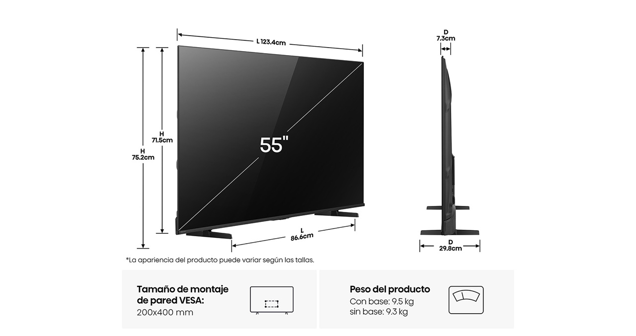TELEVISOR HISENSE 98" QLED 4K UHD SMART GOOGLE TV - 2