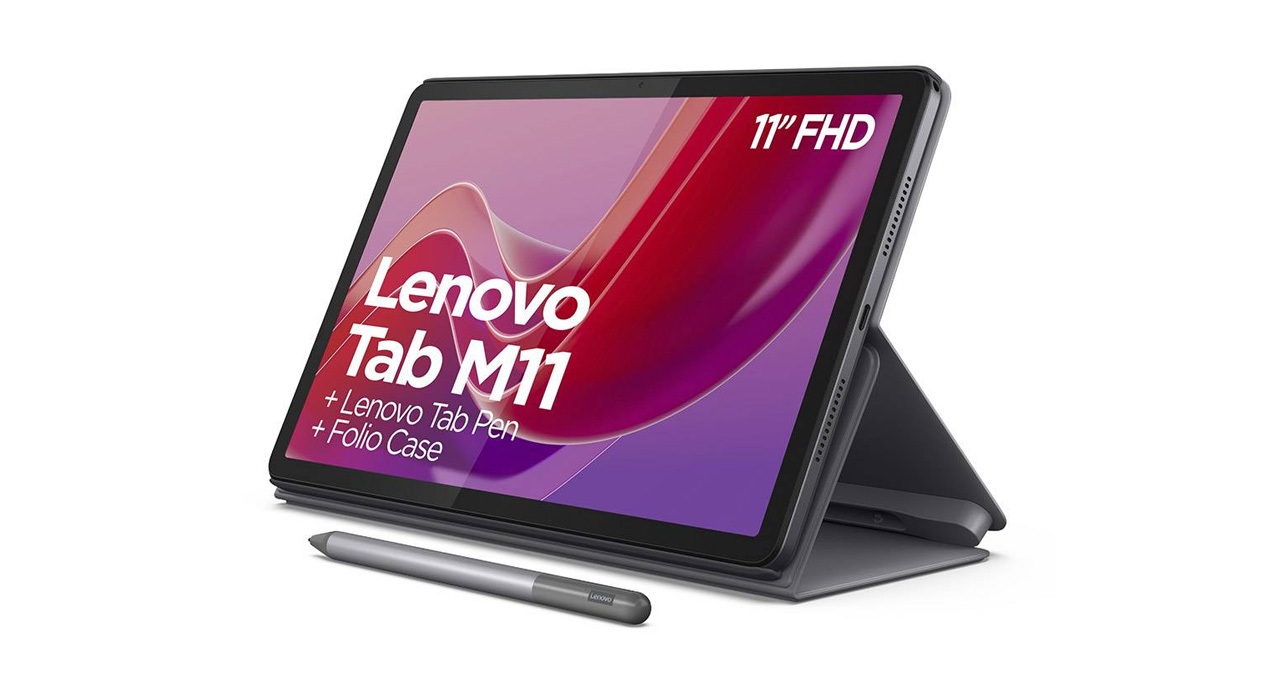TABLET LENOVO M11 11" 4GB 128GB (INCLUYE FOLIO CASE + LAPIZ LENOVO) COLOR GRIS