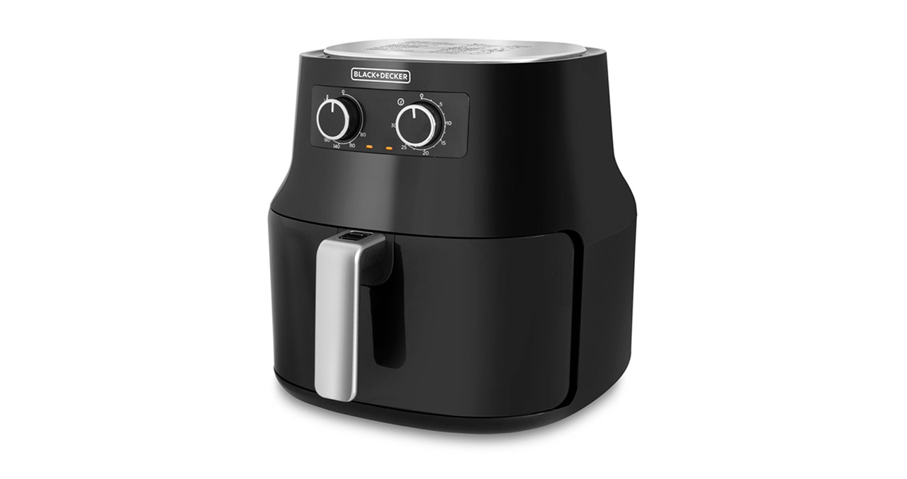 FREIDORA DE AIRE BLACK+DECKER 5.5 LITROS - RELOJ AUTOMATICO 60MIN