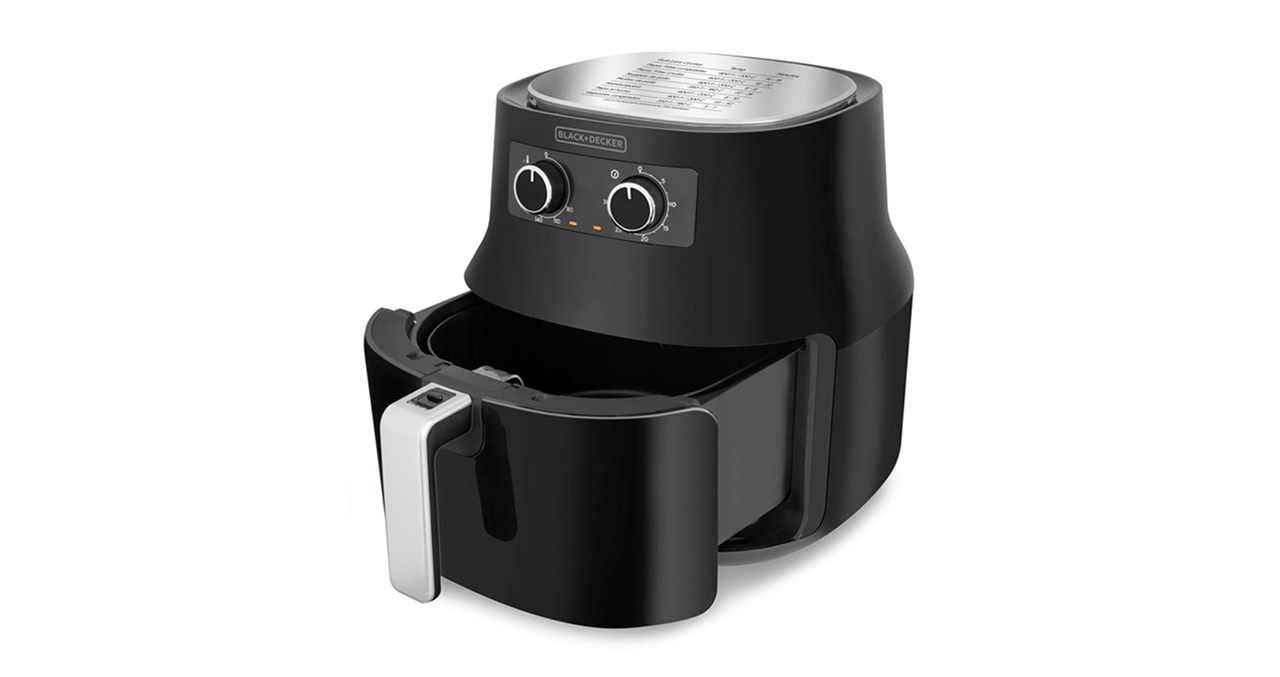 FREIDORA DE AIRE BLACK+DECKER 5.5 LITROS - RELOJ AUTOMATICO 60MIN - 2