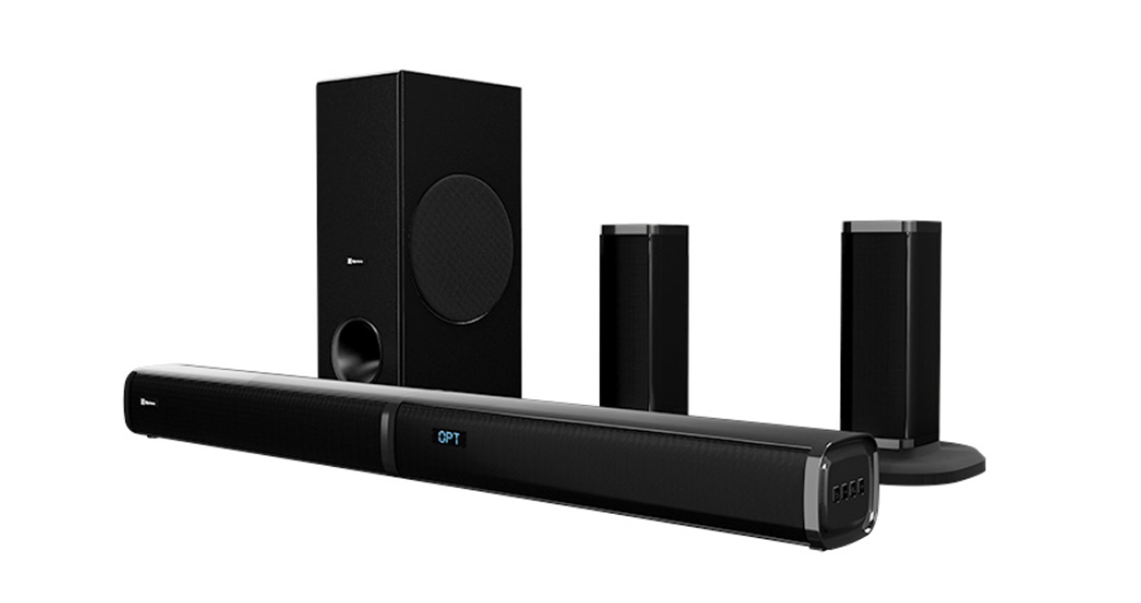 SISTEMA DE BARRA DE SONIDO KLIP XTREME KSB-600 300W SUBWOOFER 5.5" HDMI