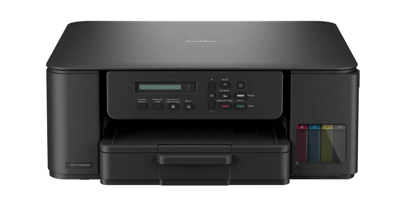 IMPRESORA MULTIFUNCION BROTHER TINTA CONTINUA DCPT530DW WIFI DUPLEX 28 PPM/11 PPM