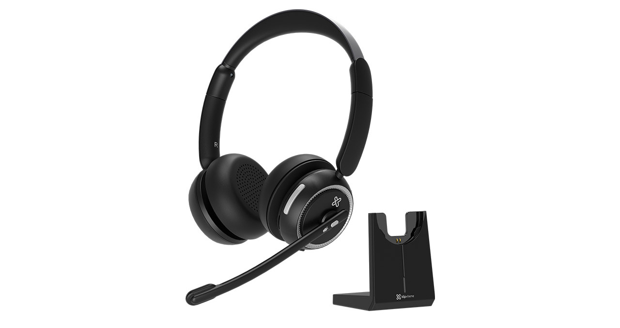 AURICULAR ESTÉREO INALAMBRICO CON BASE DE CARGA BLUETOOTH 70 HRS