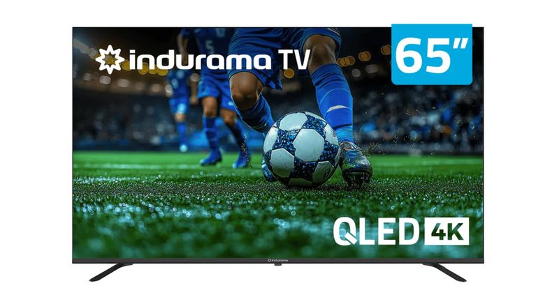 TELEVISOR INDURAMA 65" QLED 4K UHD 65TIKJ1UHDQLED - GOOGLE TV 5.0