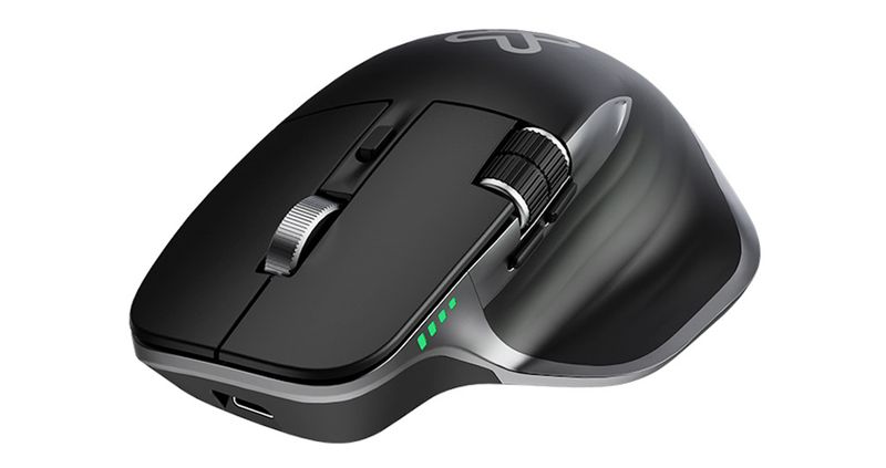 MOUSE KLIP XTREME INALAMBRICO ERGONOMICO 6 BOTONES RECARGABLE Y MODO DUAL