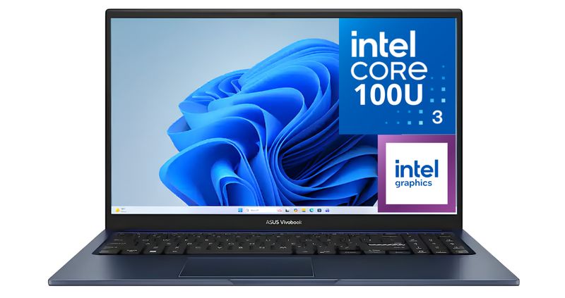 NOTEBOOK ASUS VIVOBOOK 15 CORE 3-100U - 8GB-128GB SSD - QUIET BLUE -15.6" FHD+WIN11
